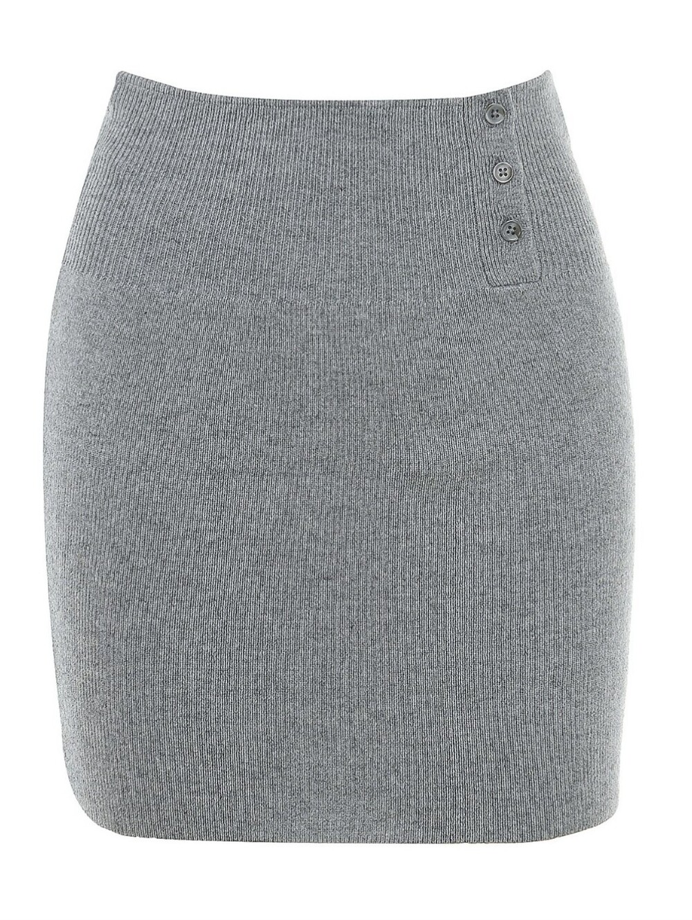 mistress rocks knit mini skirt Medium Grey